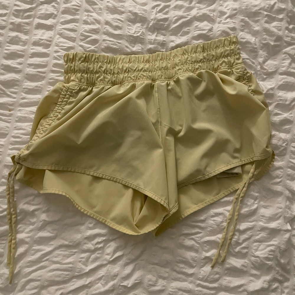 Women's Athletic Shorts in Cream
